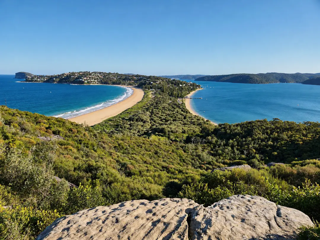 View over Palm Beach, NSW.